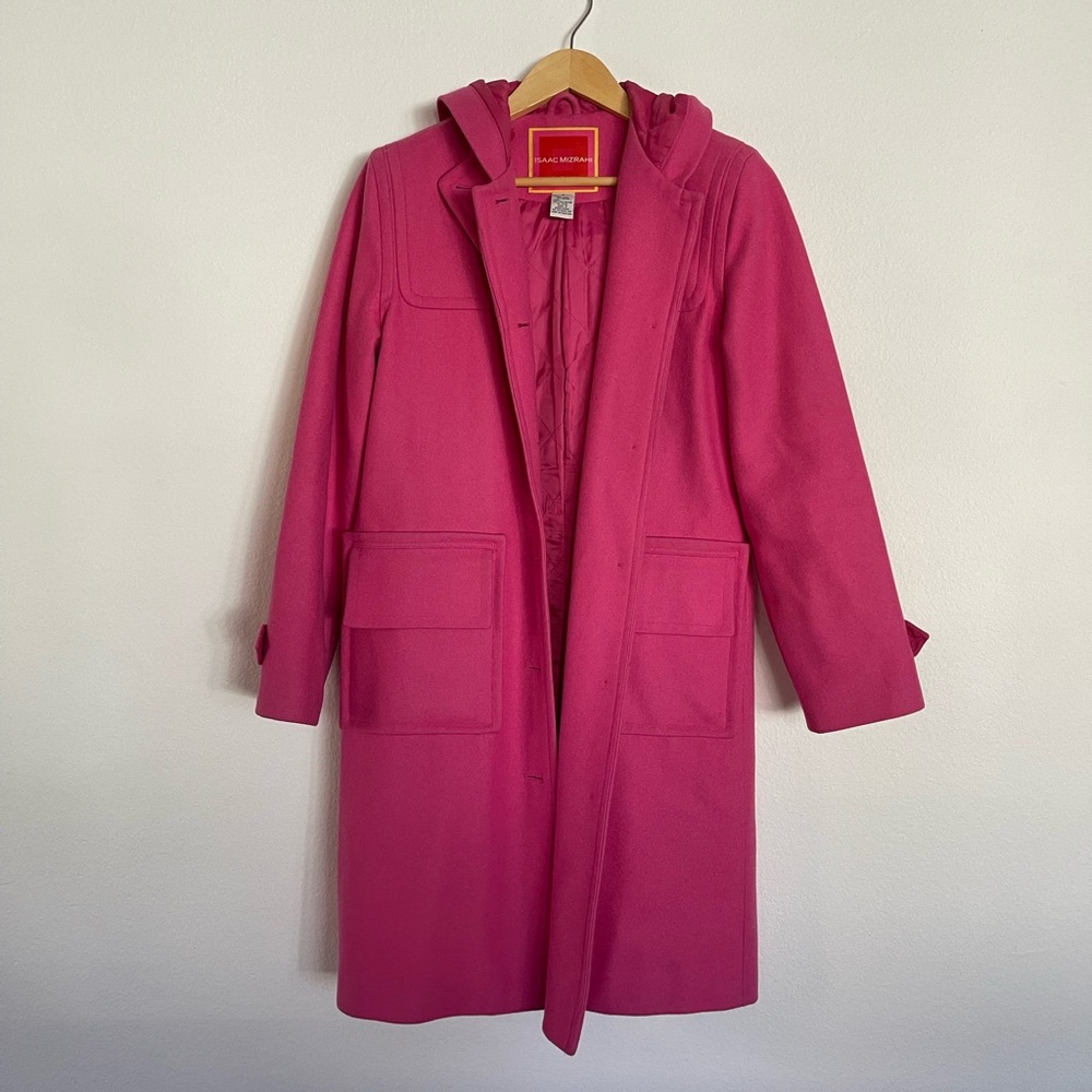 Isaak Mizrahi wool coat size S